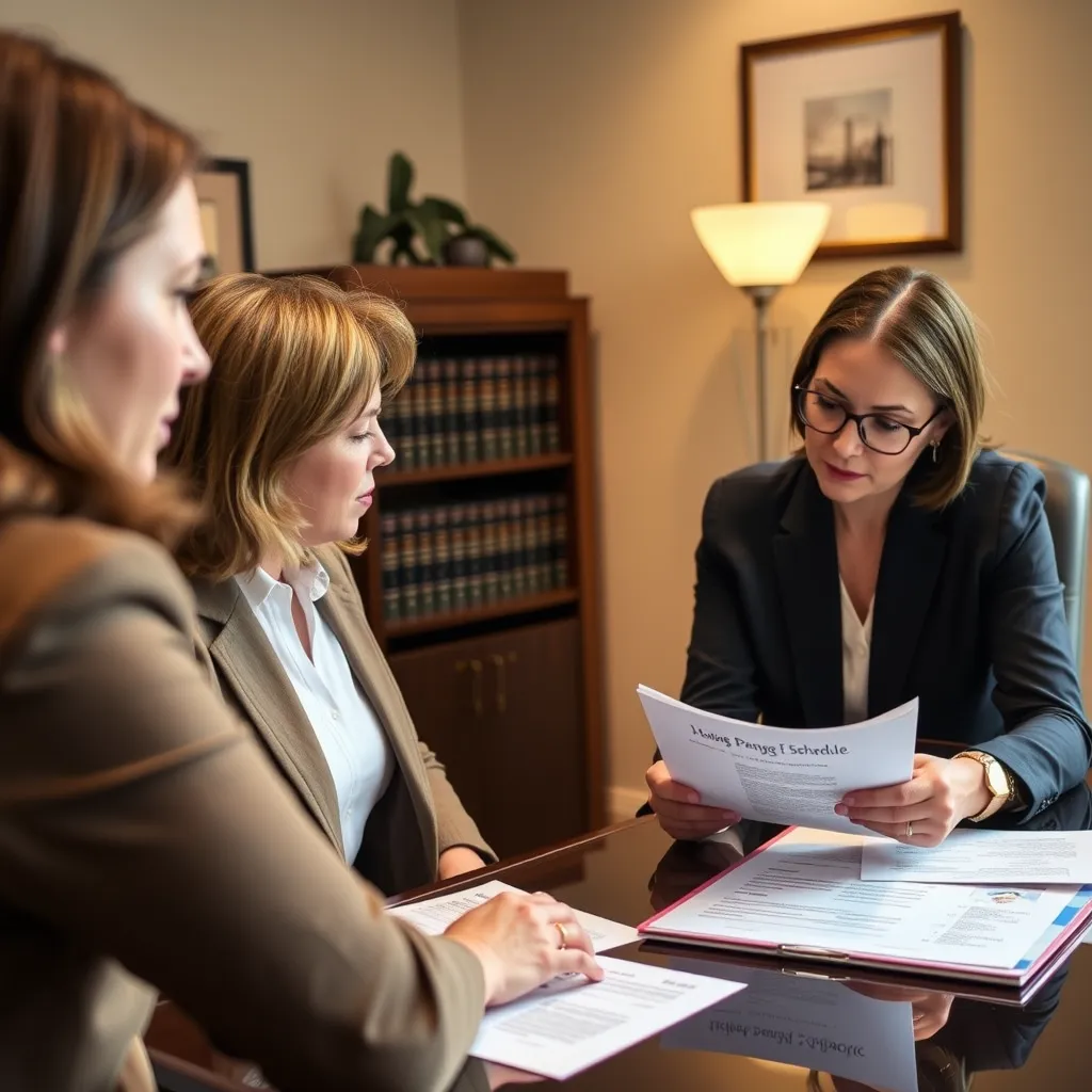 parenting schedule lawyer Manassas VA